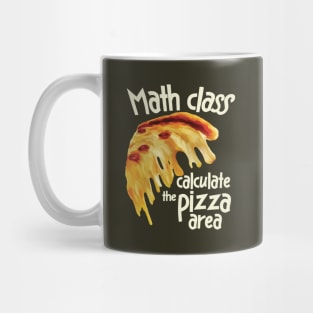 Math class Pizza Mug